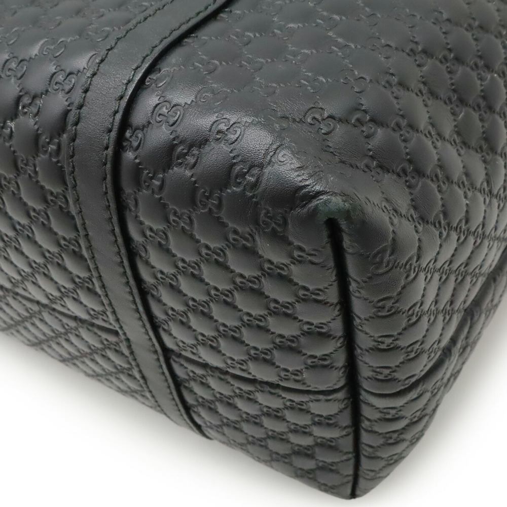 GUCCI Authentic Black Leather Shoulder Bag - Picture 4 of 8